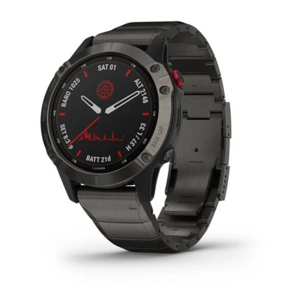 Garmin FENIX 6 PRO SOLAR Titanio GLASS 47mm 010-02410-23