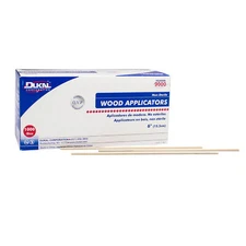 Dukal Medical Wood Applicators. Pack of 1000 Smooth 6" Applicators Non-sterile