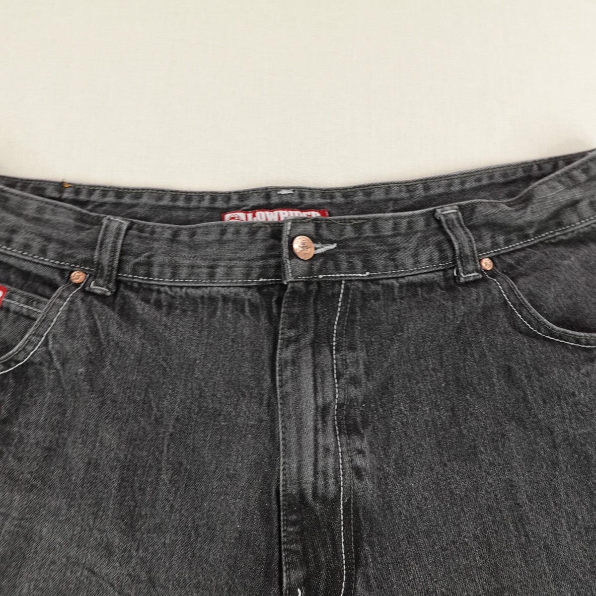 パンツ Used Black Denim Baggy Shorts Jorts Hesaco Jorts for Men - Y2k Jorts Baggy Jorts Distressed