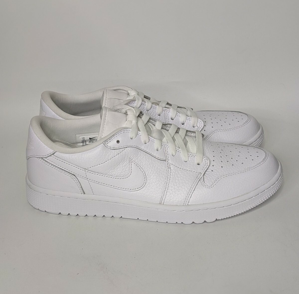 シューズ(男性用) Nike Air Jordan 1 Low Golf Triple White Amazon.com: Air Jordan 1 Low G Golf Shoes Size - 8 Wht
