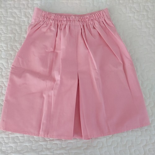 Girls Pink Pleated Skort Tennis Pockets Kitty Cat Lovely Embroidered - Picture 5 of 8