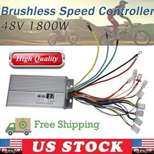 New 48V 1800W Brushless Speed Controller For ATV Go Kart E-Bike Electric Scooter