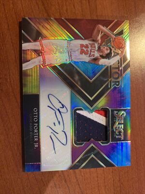 2019-20 Select X-Factor Memorabilia Signatures Tie-Dye /25 Otto Porter Jr Auto