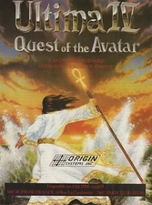 VTG 1987 Ultima IV: Quest of the Avatar Original French Print Ad 21x28cm TLT49