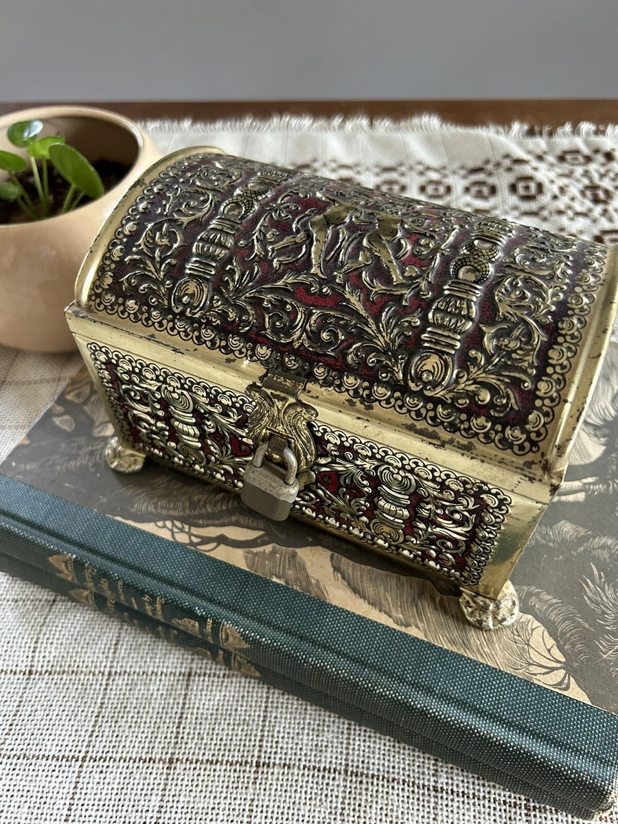 Ornate tin box deals