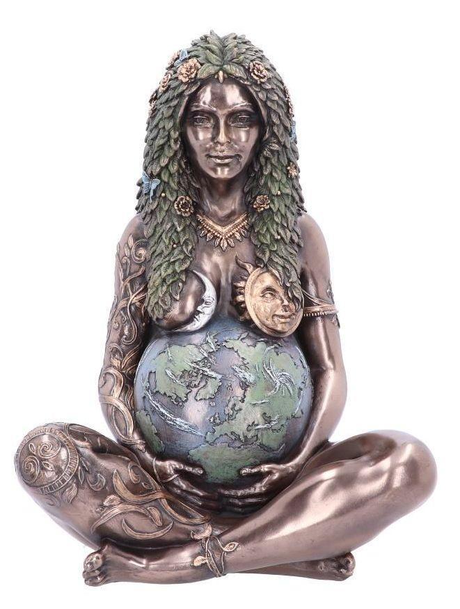 Mother Earth Bronze Figurine Large