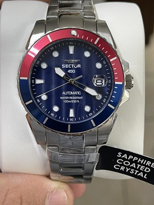 Orologio Uomo SECTOR 450 R3223276001 Automatico Vetro Zaffiro | eBay