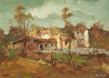 Aria A.  - 1981 Oil, Shanty Buildings