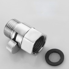 Laiton Douche Tête Valve Eau Flux Rapide Contrôle Arrêt Accélérateur Droit Home