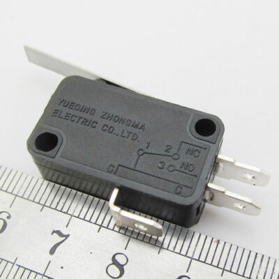200pcs Micro Switch High Level Long Handle Normally Open/Close 28x16mm Switch