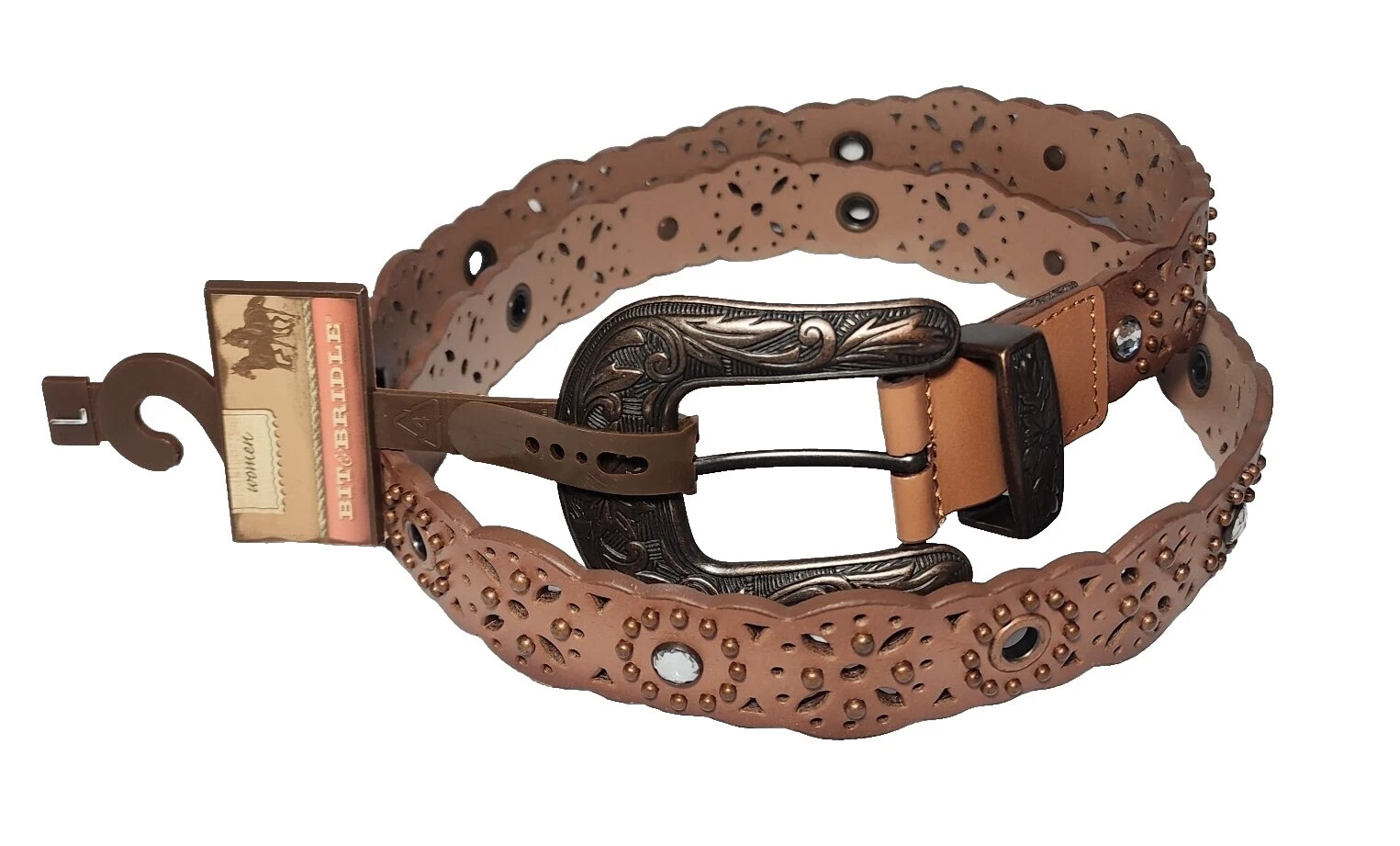 Leather Size L Belts for Women