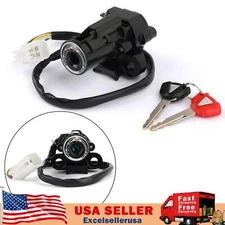 Ignition Switch Keys Fit for Kawasaki ZX636 ZX6R ZX10R Ninja 400R 650 1000 11-19