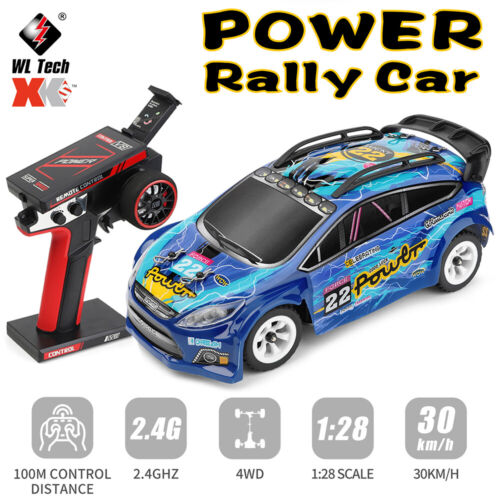 Wltoys 284010 Mini 1/28 RC Rally Car RC Drift Car Remote Control 30km/h 4WD 2.4G - Bild 2 von 9