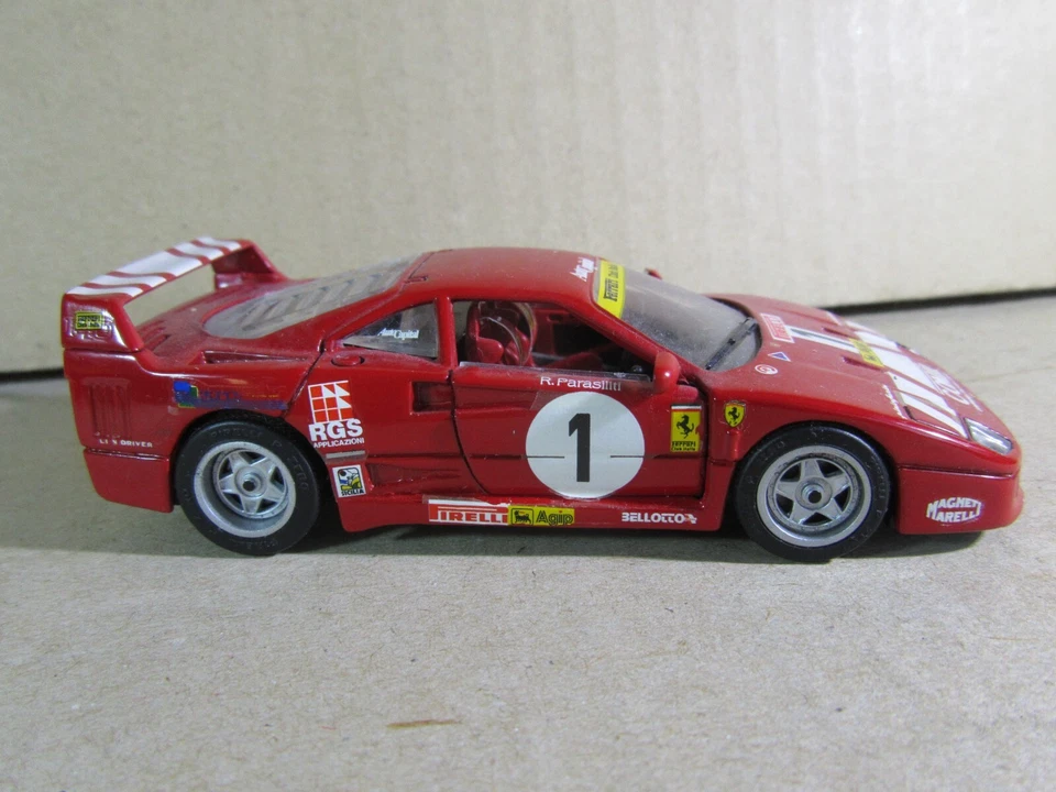 260X Auto Dettaglio Raro ART153 Ferrari F40 #1 Parasiliti 1992 1:43 Promozionale - Immagine 4 di 4