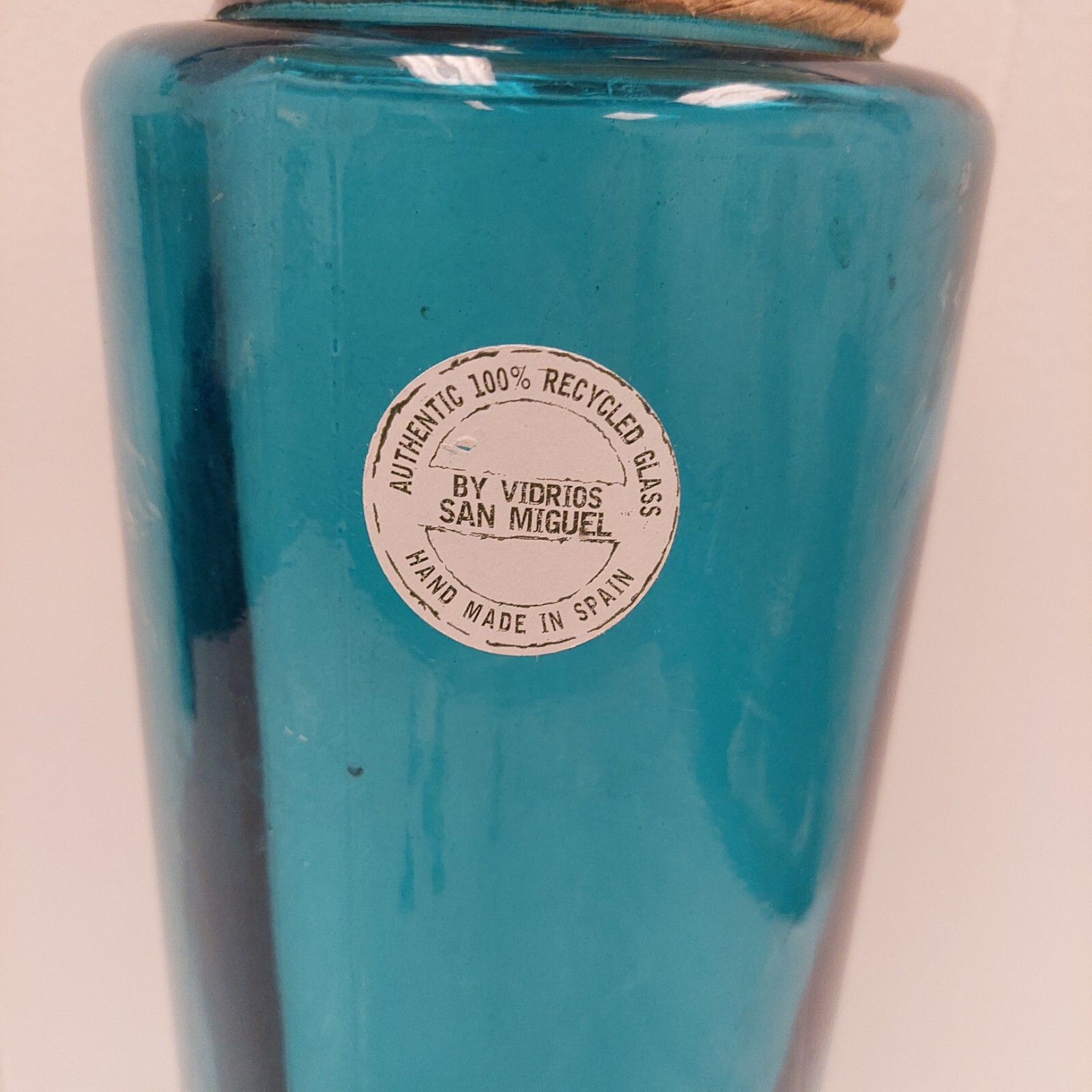 Large Vidrios San Miguel Spain 100 Recycled Glass Hand Made Vase 22