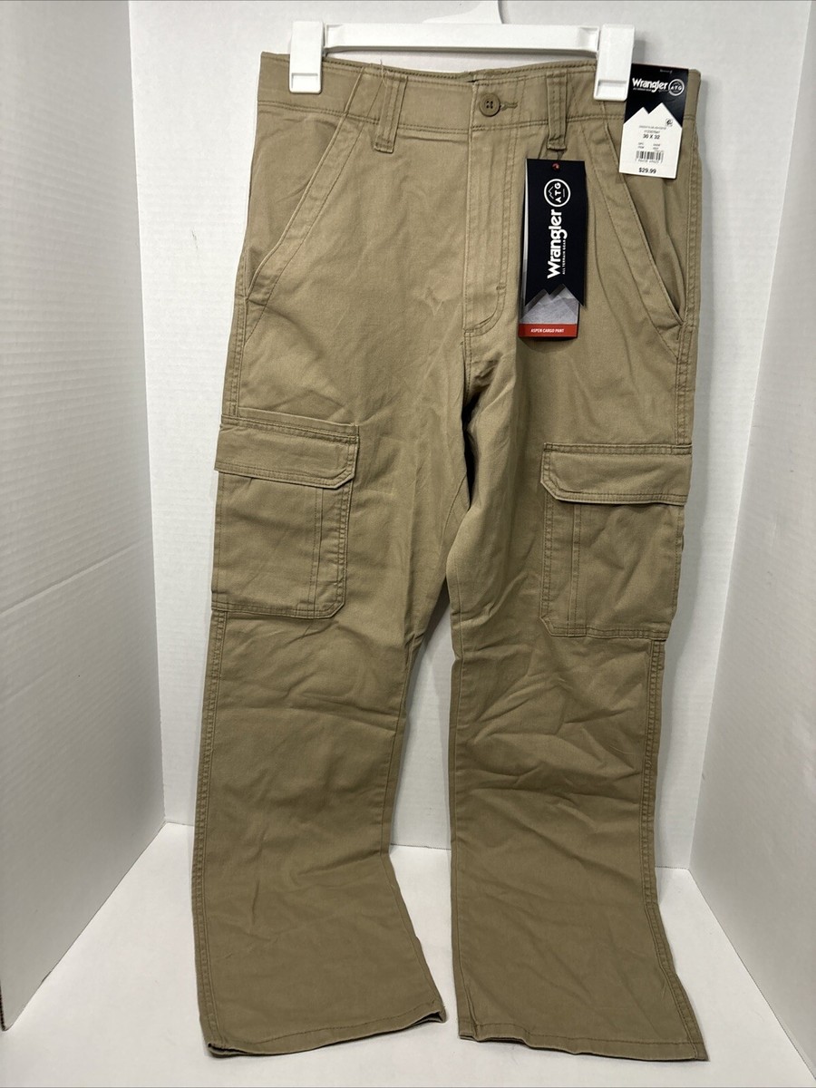 Wrangler ATG Pants 30/32 Aspen Cargo Pants Cotton Stretch Cargo Pocket