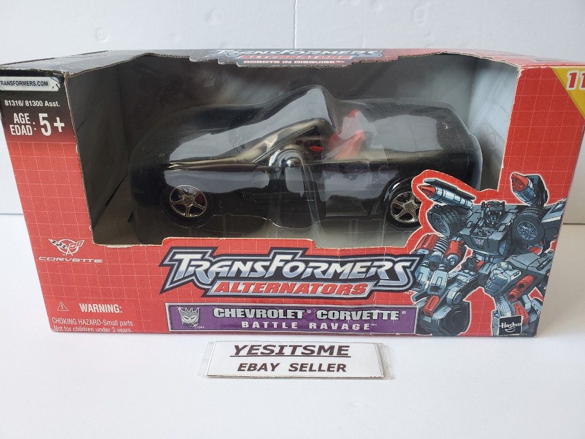 2004 Transformers Alternators Chevrolet Corvette Battle Ravage