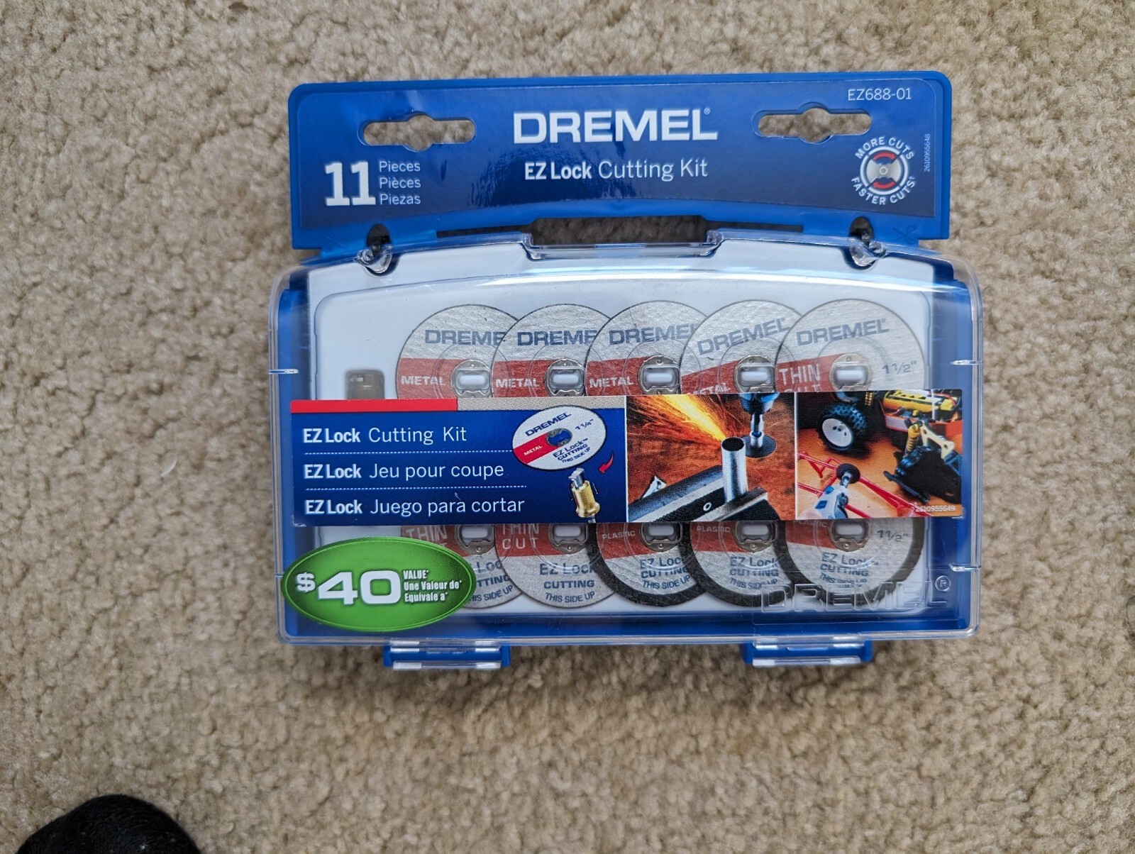 Dremel 4300 Variable Speed 1.8Amp Rotary Multi Tool Kit Never Used w