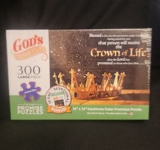 New Fair Hope Promise Puzzles GOD'S CROWN OF LIFE 300 Piece Bible Jigsaw