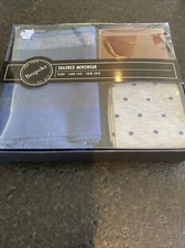 Bespoke BE-18-8938 Tailored Menswear Scarf,Card Case Crew Sock Set NEW W/damaged