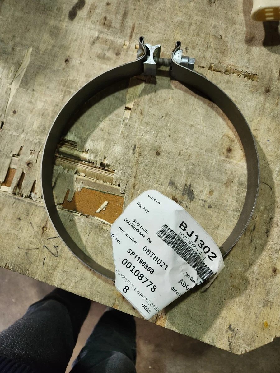 Blue Bird 00108778 Exhaust Clamp, Band 9.63 