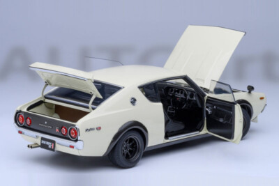 77467 Nissan Skyline 2000 GT-R (KPGC110) Tuned version (White) 1