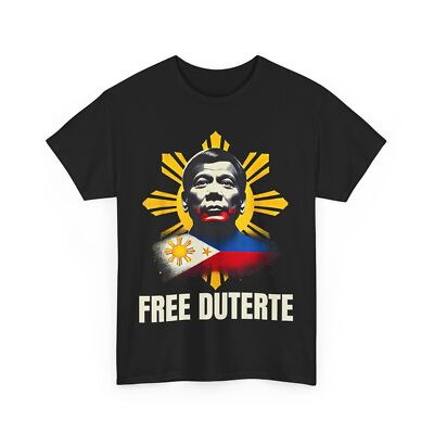 Free Duterte Shirt, Philippines Flag Women Men Proud T-shirt 