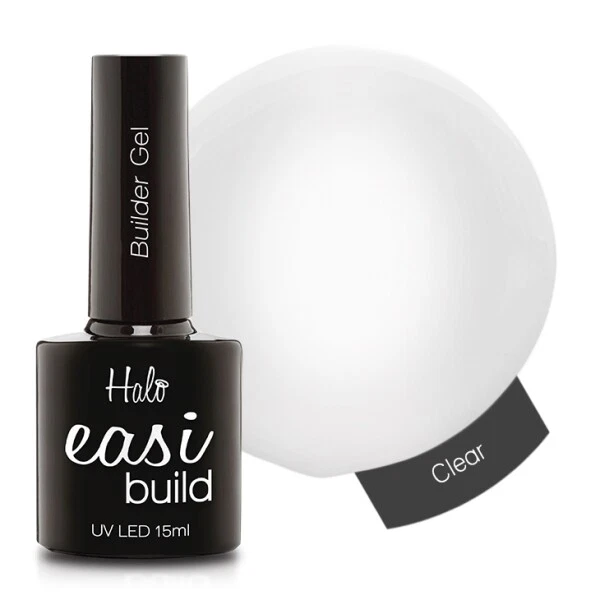 Pure Nails Halo EasiBuild UV LED Brush On Builder Gel Easi Build (Clear) 15ml