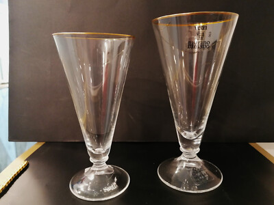 SANTI glassware, complete set glasses (12 water + 12 wine) Murano glass