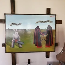 LISTED EMERGING ARTIST PAINTING FROM BUSHWICK BROOKLYN 