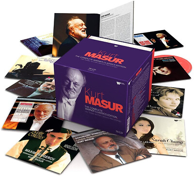 KURT MASUR-THE COMPLETE WARNER CLASSICS EDITION BOX MIT 70 AUDIO CDs, 2020 ''NEU''