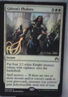 Gideon's Phalanx - Magic Origins: #14, Magic: The Gathering - Foil Lp C250
