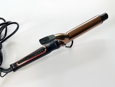 K&K Large 1.25'' Barrel Curling Iron Nano Electroplating Quick 15 second Heat Up