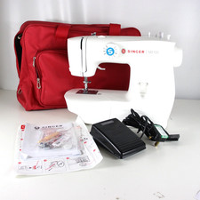 SINGER Sewing Machine M2105 70W w/ Foot Pedal Accessories White - EHB