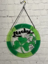 Transpac Lucky Spaceprint Suncatch/MEASUREMENTS IN PICTURES