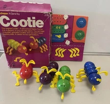 Vintage 1976 Schaper Cootie Game Toy Nostalgic Family Fun *Missing Pieces Read*