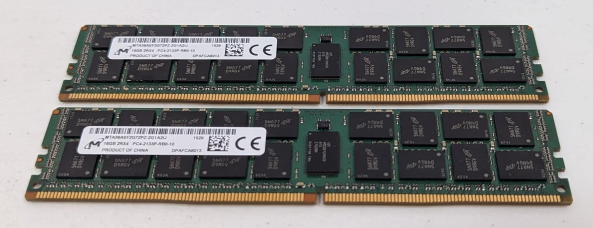 Micron PC4-19200 (DDR4-2400) Bus Speed Computer RAM 16 GB Capacity