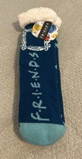 Cozy Sock Slippers with Sherpa Lining Friends TV Show Theme One Size Fits Most