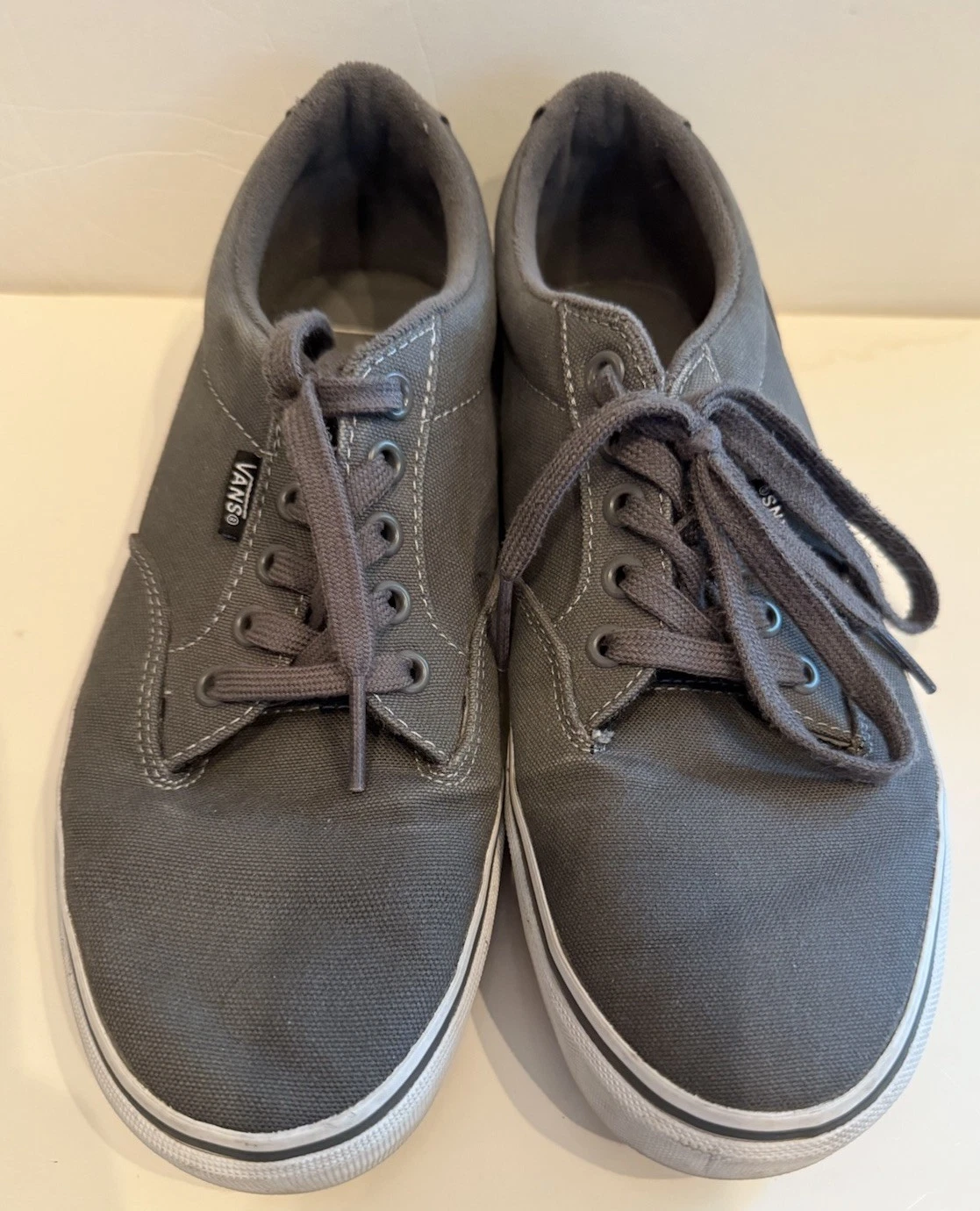 VANS uomo Atwood suola peltro bianco taglia 8 5 VN000TUY4WV usatoatamente