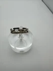 VTG Sterling Silver .925 Made in Mexico LINK SQUARE BAND  - 1.7 grams, size 7