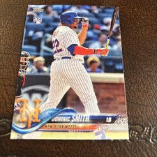 2018 Topps - Photo Variation Dominic Smith #6 Celebrating with Rosario (RC)