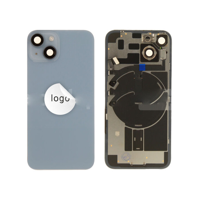 Original Cache Batterie Grade A  Bleu Pulled Reconditionné pour iPhone 14