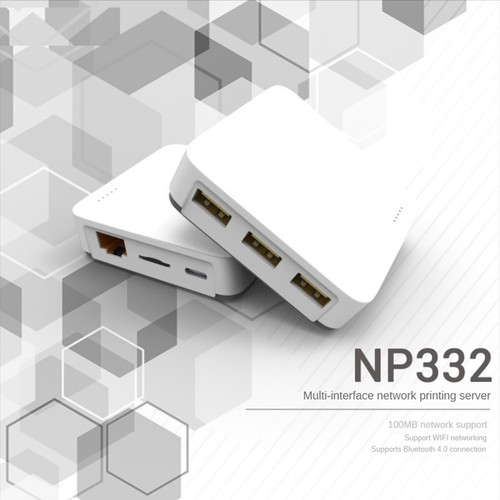 NP332 3-Port USB Print Server Multi-Interface Print Server ( Version) O5V6 - Afbeelding 5 van 10