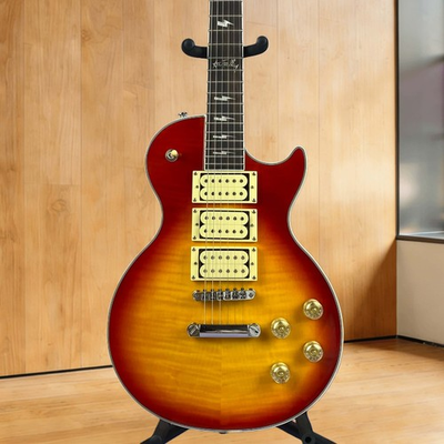 #ad LP Custom Electric Guitar Ace Frehley Signature Model 39quot; CS Color Guitar Chrome $210.40