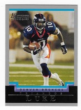 2004 Bowman Rookie Triandos Luke Denver Broncos Football Card #199 RC. rookie card picture