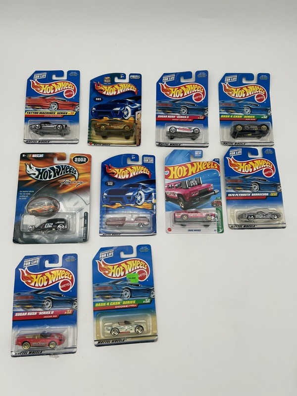 Hot Wheels Car Bundle 10 90s-2000s