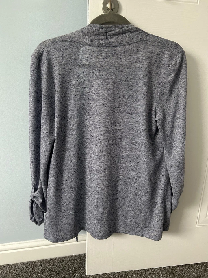 Marks & Spencer navy blue open style cardigan size 12 - Image 3 of 4