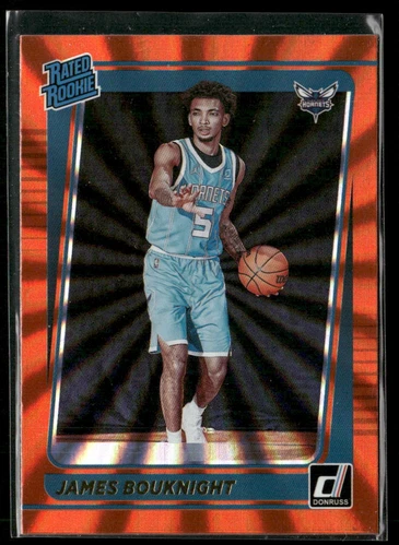 2021-22 Donruss #201 James Bouknight Holo Orange Laser Rookie