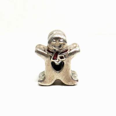 Pandora Sweet Gingerbread Man Charm Bead #792002EN07   Christmas Holidays  