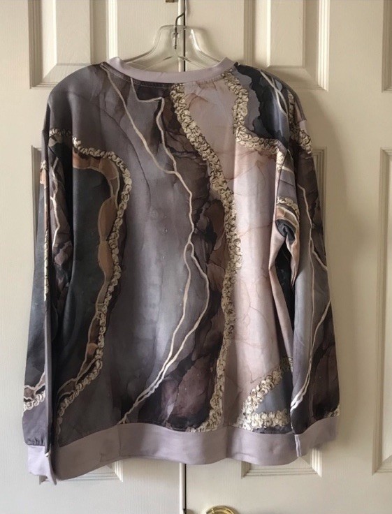 Multi-colored PIXIE LADY Women’s Pullover Sz Medi… - image 3